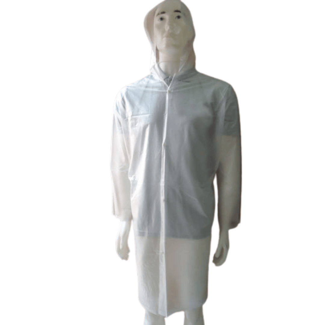 Capa de Chuva em PVC Transparente | Proteção Leve e Eficiente