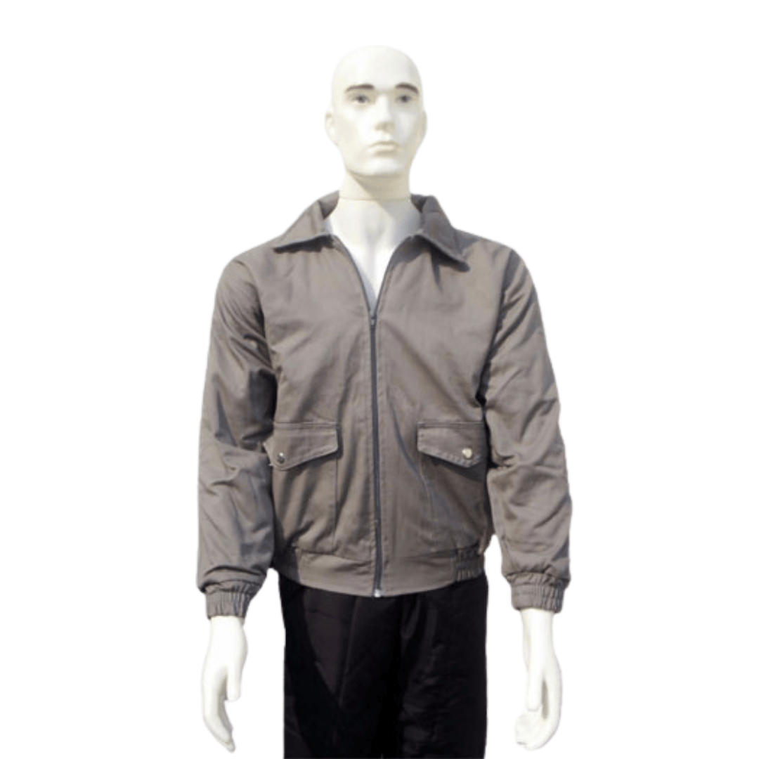 Jaqueta de Segurança de Brim com Fechamento em Zíper | J.Marseg EPI